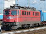 SBB - Ae 6/6 11424 im G�terbahnhof von Buchs/SG am ...