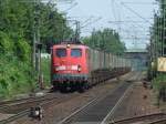 BR 140 595 zieht ...  Andreas Mack 02.07.2008