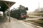 Auf der Fahrt nach Binz hielt 2001 dieser Sonderzug mit ...
