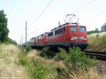 Die 115 261-0 mit ...  Christoph Raschke 03.07.2008