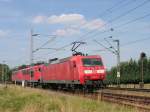 BR 145 035-2 �berf�hrt ...  Sven Bauer 04.07.2008