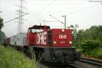 OHE 150003 (Mak G1204BB Bj. 1984) erreicht mit einem kurzen ...