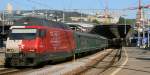 460 090 mit einem sehr sch�nem Zug - zumindest die ...