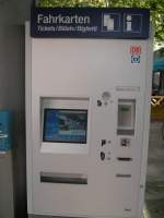 Fahrkartenautomat in Frankenthal Hbf ...  Maximilian Lorenz 04.07.2008