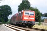 BR 111 111-1 schiebt ...  Marius Gerads 05.07.2008