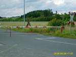 KBS 557: So sieht dann die geschlossene Schranke bei Bad ... KBS 557: So sieht dann die geschlossene Schranke bei Bad ...