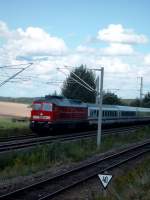 Eine Ludmilla bringt einen IC aus Dresden nach Chemnitz  ...