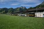 RE Golden Pass Interlaken - Zweisimmen bei Boltigen am 5.7.2008. ...