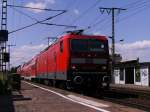 BR 143 243-4 mit RB aus Elsterwerda am 27.05.2008 
bei ...