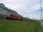 Gotthard 2008 - Mit Re 460 095-3 wurde am 25.05.2008 ...