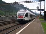 Gotthard 2008 - Fern der Heimat zieht TILO-Flirt 524 007-2 ...