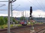 Die 421 378-1 der SBB CARGO stand am 05.07.08 im ...