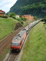 Re 460 094 mit EC bei Faido am 07.06.2008 ... Re 460 094 mit EC bei Faido am 07.06.2008 ...