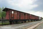 G�terwagen Bahnhof Meuselwitz 08.06.2008. ...  Ulrich Kissmann 09.07.2008