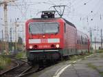 RE 26180 aus Cottbus fährt im Leipziger Hbf ein und ... RE 26180 aus Cottbus fährt im Leipziger Hbf ein und ...