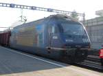 465 008-1, BLS, GOLDENPASSLINE , aufgenommen als Nachschiebelok �ber den L�tschberg ...