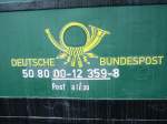 Das original Bahnpostzeichen der ...  Daniel Oster 12.07.2008