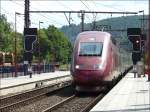 Ein Thalys PBKA aus Köln bei der Durchfahrt im Bahnhof ... Ein Thalys PBKA aus Köln bei der Durchfahrt im Bahnhof ...