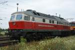 232 660-1 am 16.08.2008 im DB Bahnhof Guben  ...