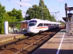 Ein ICE-TD auf dem Weg nach D�nemark. 24.06.08, Elmshorn.  ...
