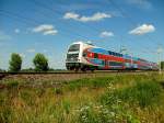 br-471 471 032 f�hrt einen Personenzug von Pardubice nach Praha. (22.6.08)