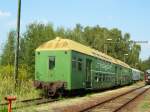 doppelstockwagen-historisch Dieser Doppelstockzug stand Jahrelang im Bahnhof Zw�nitz, bis ihn das SEM nach Chemnitz geholt hat (23.08.07). 