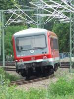 VT 628/928 298 verl�sst Germersheim in Richtung Bruchsal. (26.06.2008)  ...
