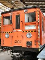 Hilfsger�tezug 4002 in der Wagenhalle Warscchauer Br�cke, zug�nglich zum Tag ...