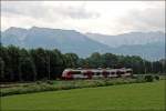 br-4024 Vor dem Kaisergebirge ist ein 4024er bei Fischbach Richtung Rosenheim unterwegs. (03.07.2008)