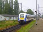 NOB nach Hamburg-Altona beim Verlassen des Bahnhofs Elmshorn. 05.07.08  ...