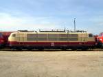 Die 103 245 am 21.06.2008 beim Bahntag in M�hldorf Ausgestellt. ...