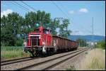 363 681 bringt zur Nachmittagszeit des 02.07.08 FZT 56090 von ...