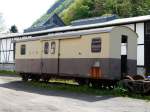 Brohltalbahn - Gep�ckwagen (ex BOB D 521) im Betriebsareal ...