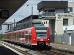 ET 425 252 f�hrt als Vollzug in Richtung Mannheim im ...