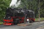 99 7235-7 beim Wassertanken ...  Christian K�hn 19.07.2008