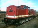 BR 112 331-4 abfahrbereit zu Ostern2008 in Bautzen nach L�bau ...
