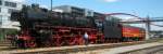 Mein 100. Bahnbild:
01 1066 der Ulmer Eisenbahnfreunde (kurz UEF) steht ...