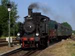 Die 70 083 am 21.06.2008 bei der einfahrt in M�hldorf ...