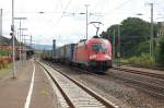 182 006 mit KLV am 19.7.2008 durch Kreiensen -> Freden ...