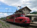 RBe 2/4 202 der OeBB auf einer Extrafahrt, bei der ...