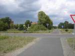 ehemaliger Bahnhof Briesnig. Ausfahrt ...  Frank Gutschmidt 21.07.2008