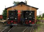99 1564-6 und 99 1608-1 geben sich ein stelldichein vor ...