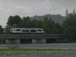 Eine Vogtlandbahn am 8.7.2008 in Schwandorf.  ...