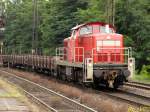 294 671-3 mit Rungenwagen. ...  Robert Viktor 23.07.2008