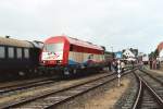 Die nagelneue 420 13 (ER20, Hercules) der EVB präsentiert sich ... Die nagelneue 420 13 (ER20, Hercules) der EVB präsentiert sich ...