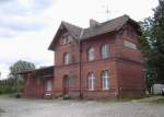 ehemaliger Bahnhof Briesnig, Stra�enseite. ...  Frank Gutschmidt 23.07.2008