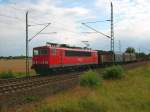 155 075 zieht am ...  Martin Schneider 23.07.2008