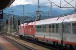 Ausfahrt für ÖBB-IC Tiroler Festspiele Erl aus Wörgl zur Weiterfahrt ... Ausfahrt für ÖBB-IC Tiroler Festspiele Erl aus Wörgl zur Weiterfahrt ...
