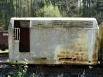 feld--und-grubenbahnmuseum-fortuna-fgf FGF - Grubenwagen in Grau Abgestellt im Areal der Feld und Grubenbahn Fortuna in Oberbiel-Sloms am 01.05.2008