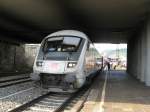 IC-Steuerwagen Ein IC391 von Frankfurt(Main)Hbf nach Linz Hbf.Am 23.07.08 beim Halt in Weinheim.